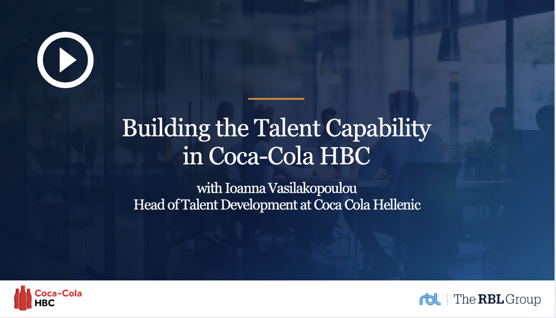 <p style="text-align: center;">Building the Talent Capability in Coca-Cola HBC</p>