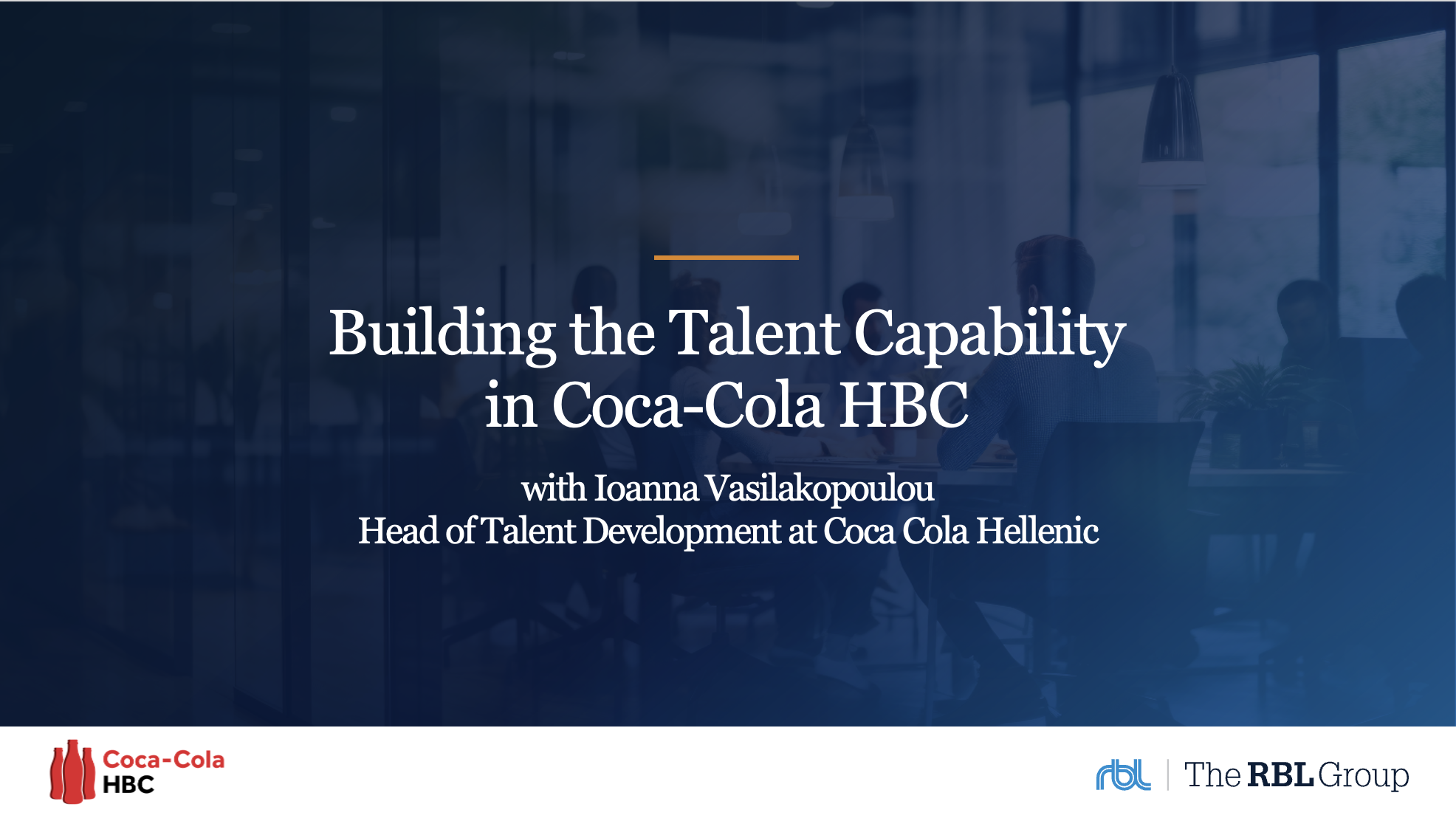 <p style="text-align: center;">Building the Talent Capability in Coca-Cola HBC</p>