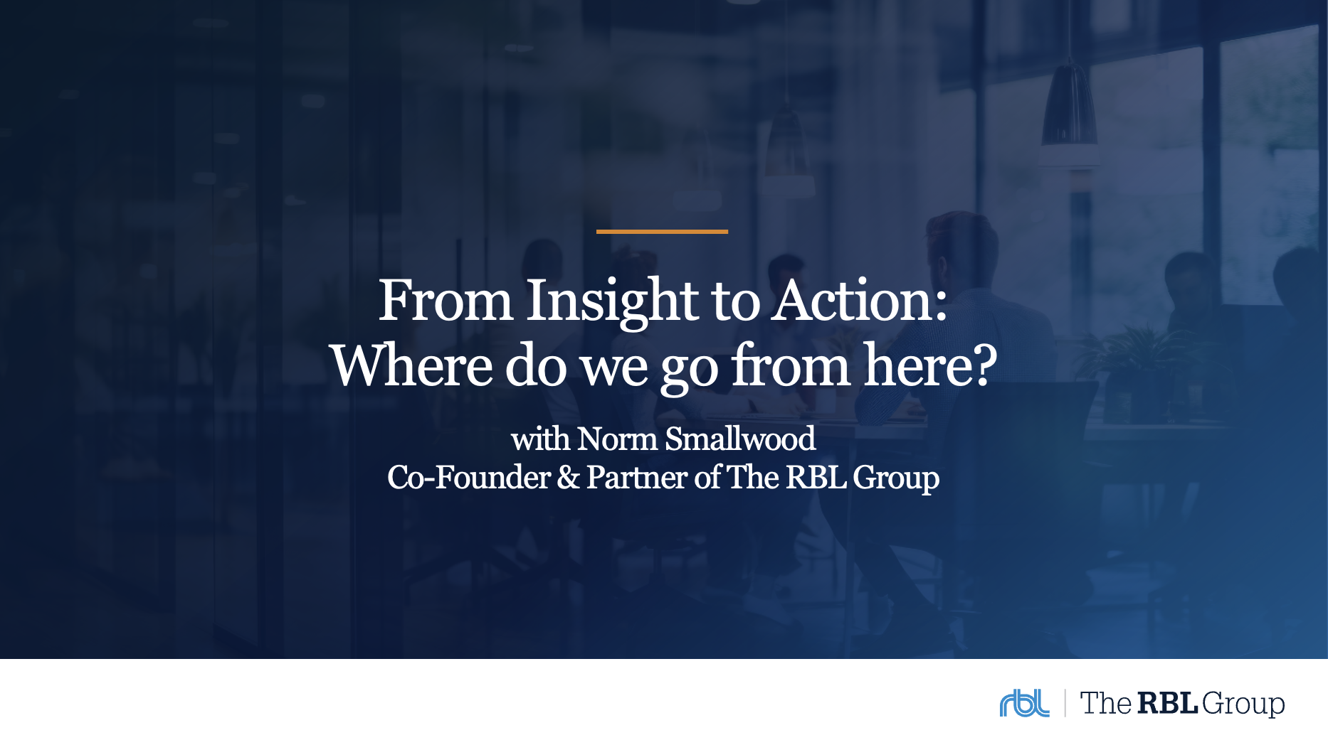 <p style="text-align: center;">From Insight to Action: Where do we go from here?</p>