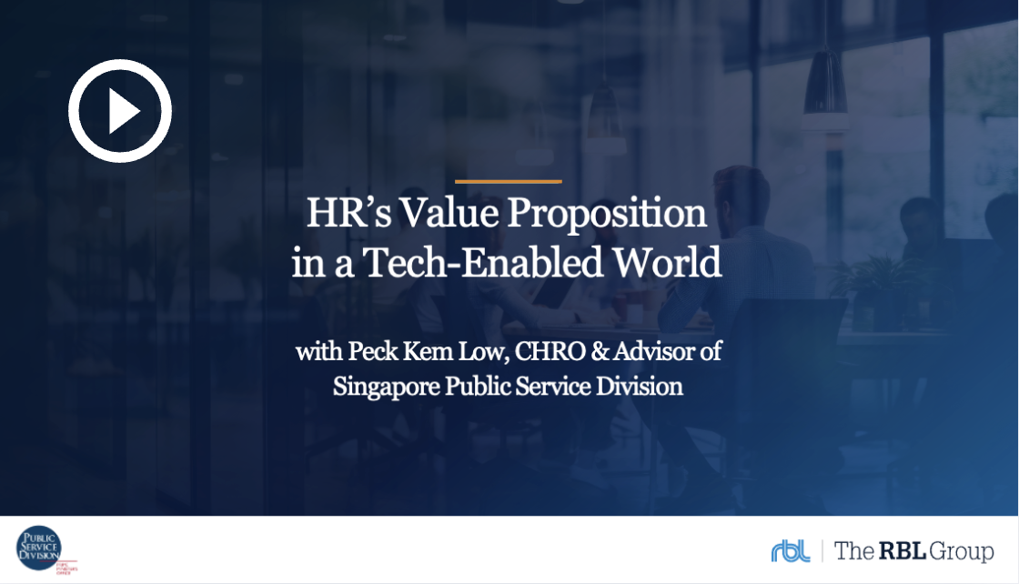 <p>HR's Value Proposition in a Tech-Enabled World</p>