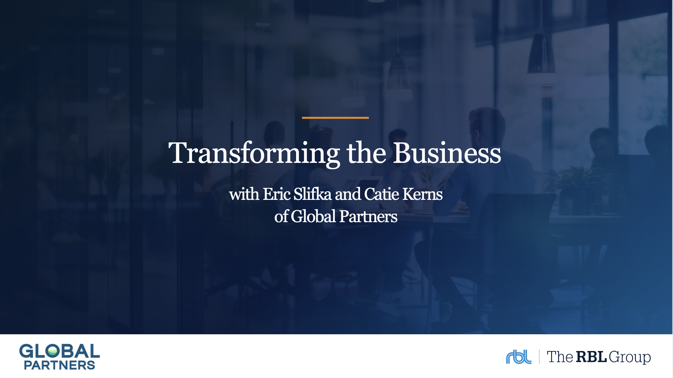 <p>Transforming the Business</p>